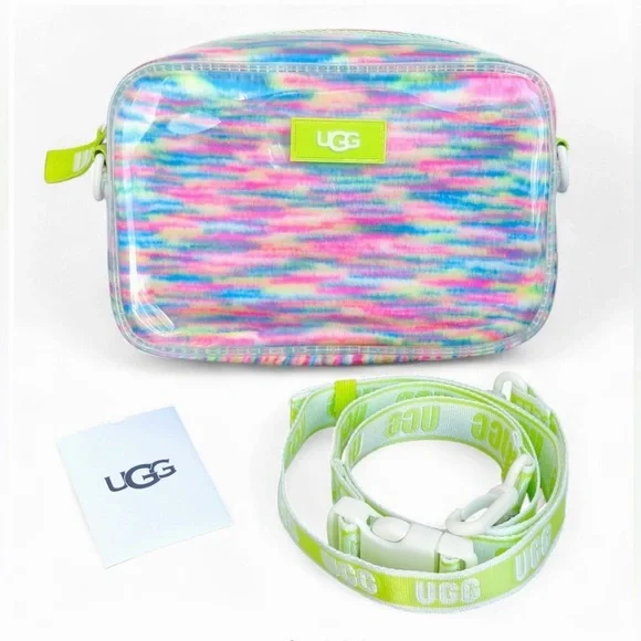 UGG Janey II Clear Colorful 3 ways to wear Crossbody Belt Bag - Picture 1 of 9
